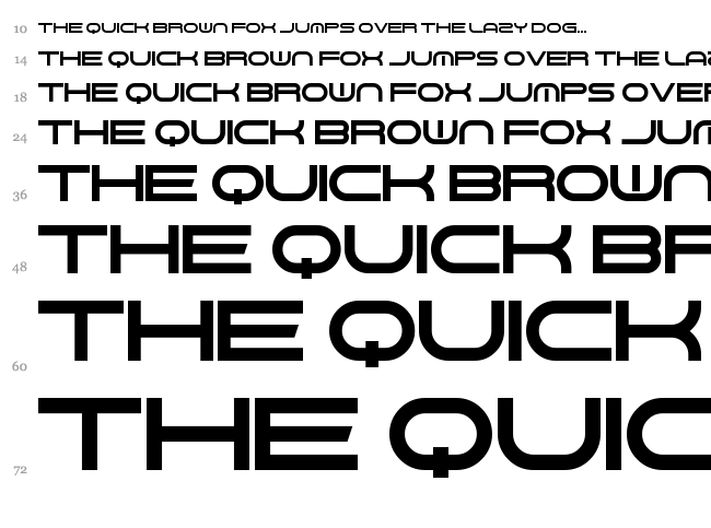 Gnaw Hard font waterfall